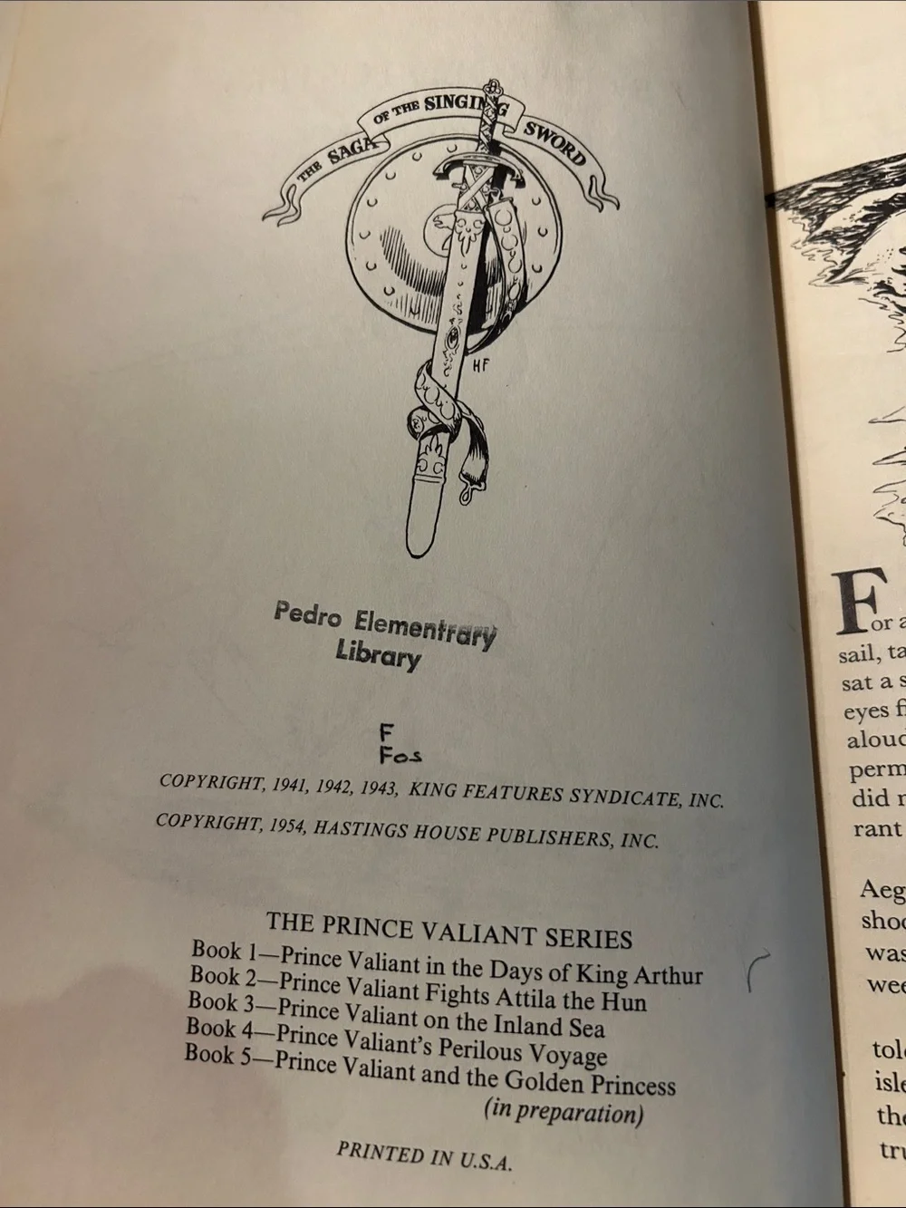 Vintage Prince Valiant books Harold Foster 1950’s 4 books included hardcover